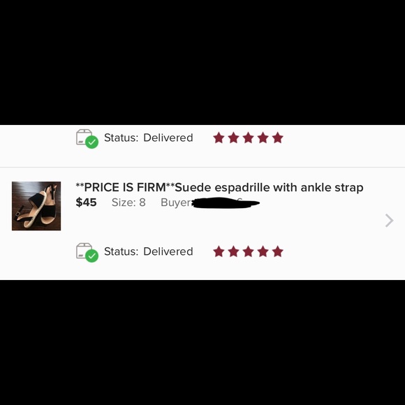 **PRICE FIRM**Black Suede espadrilles ankle strap - Picture 5 of 5